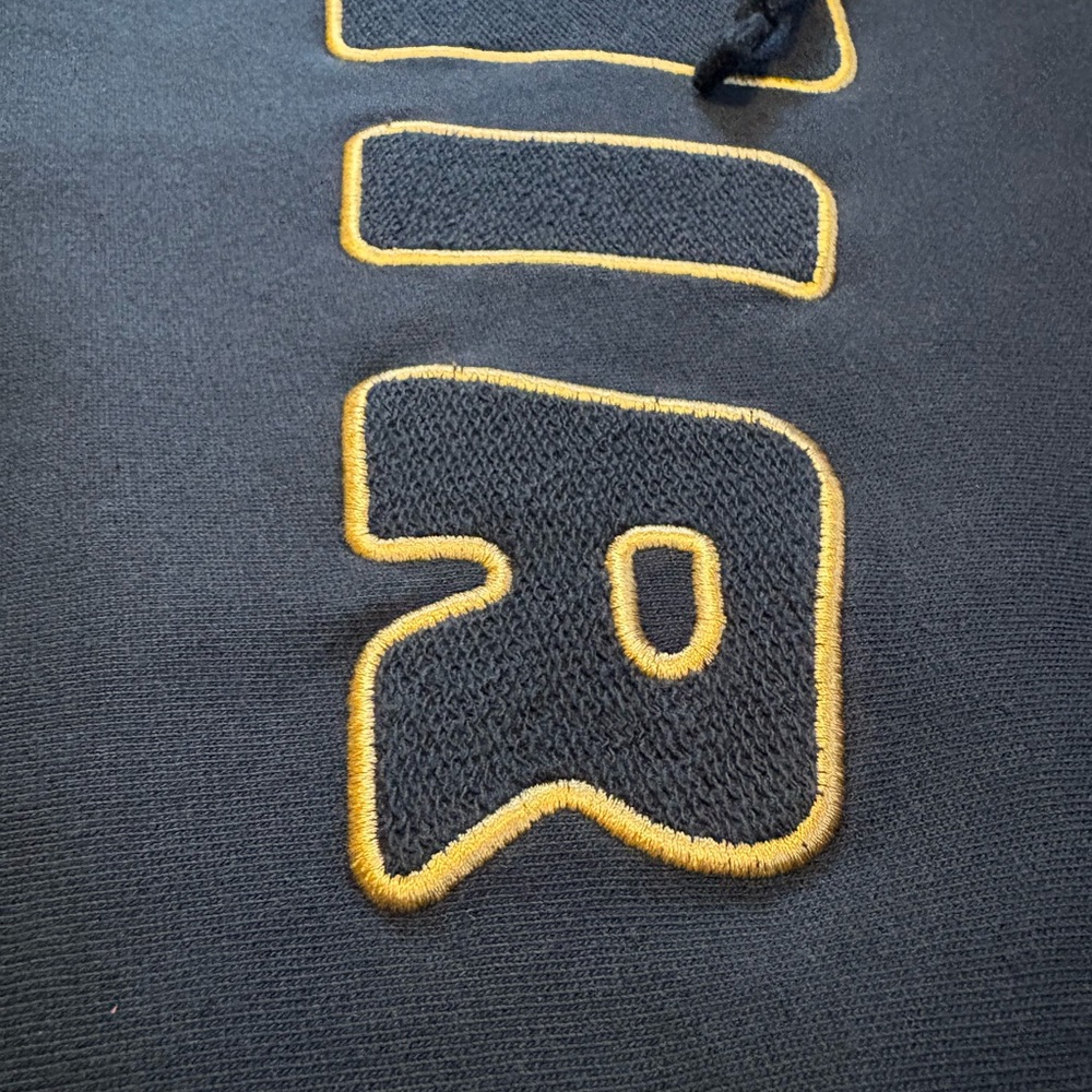 Nike Air Black Sweatshirt Hoodie Classic Design Mens Medium - Picture 4 of 4